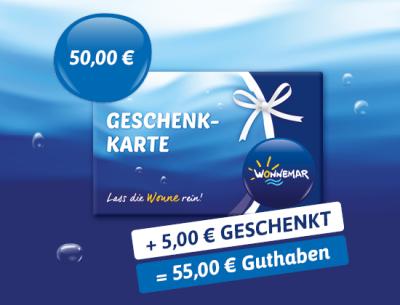 Wertgutschein Weihnachtsaktion 50+5